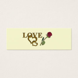 ロマンチックなインターロックハート&レッドローズ