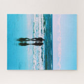 ロマンチックなウォークオンビーチ- 16x20 - 520個 ジグソーパズル (横)