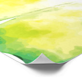 ロマンチックなウォーター信じカラーバターライフル ポスター (角)