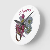 ロマンチックなウォールクロック ラウンド壁時計 (傾斜)