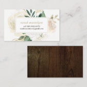 ロマンチックなウッドランドのコールカード コーリングカード (正面/裏面)