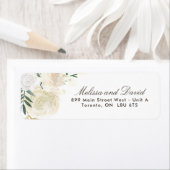 ロマンチックなウッドランド差出人住所ラベル ラベル (インサイチュ)