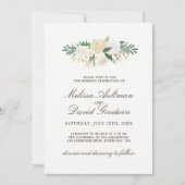 ロマンチックなウッドランド結婚式招待状 招待状 (正面)