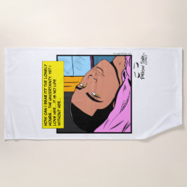 ロマンチックなエコーズ 孤独なハート ロマンス コミック ビーチタオル