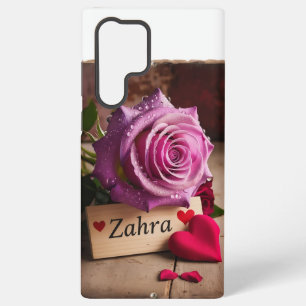 『ロマンチックなエッセンス – 愛の花』 SAMSUNG GALAXY S22 ULTRAケース