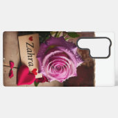 『ロマンチックなエッセンス – 愛の花』 SAMSUNG GALAXYケース (裏面横)