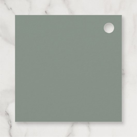 ロマンチックなエバーグリーンありがとう フェイバータグ (裏面)