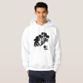 ロマンチックなカウボーイと女性のカーボーイデザイン – ワイルドウエスト パーカ (正面フル)