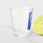 ロマンチックなカップルがタンゴを踊る ショットグラス (左)