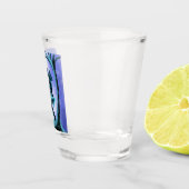 ロマンチックなカップルがタンゴを踊る ショットグラス (右)