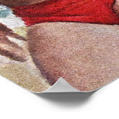 ロマンチックなカップルでビーチヴィンテージパルプカバー ポスター (角)