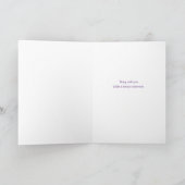 ロマンチックなカップルと恋をするバレンタインデー カード (内部)