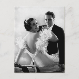 ロマンチックなカップルのはがき ポストカード