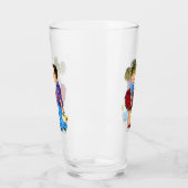 ロマンチックなカップルのガラス – 愛 タンブラーグラス (左)