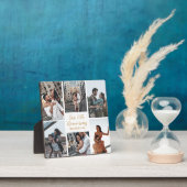 ロマンチックなカップルのコラージュ記念カスタムの写真 フォトプラーク (インサイチュ)