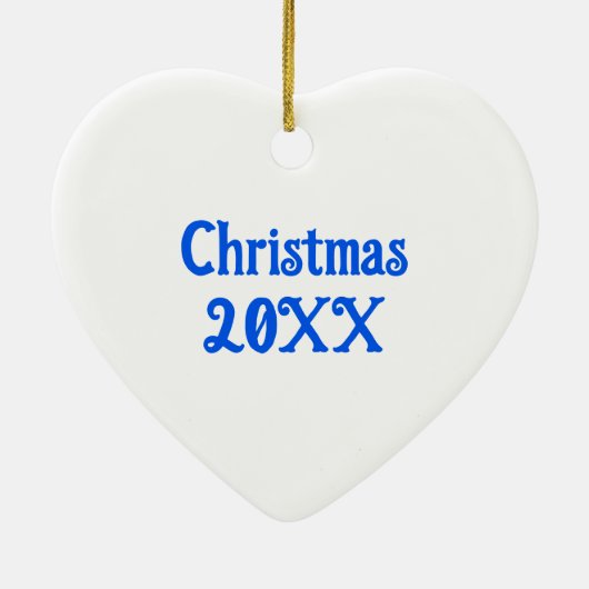 ロマンチックなカップルのプレゼント |アニパーソナライズされたメ セラミックオーナメント (裏面)