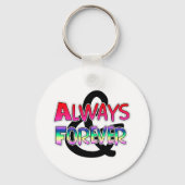 ロマンチックなカップルのプレゼント | Tattooスタイルアート キーホルダー (裏面)