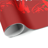 ロマンチックなカップルの包装紙 ラッピングペーパー (ロールコーナー)