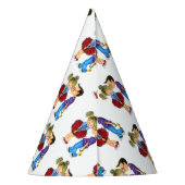 ロマンチックなカップルの愛パーティー帽子 パーティーハット (裏面)