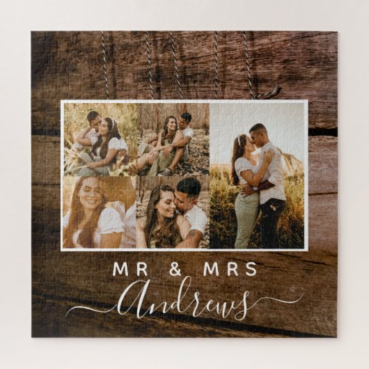 ロマンチックなカップルの5つのパズル ジグソーパズル (縦)