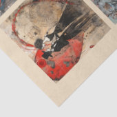 ロマンチックなカップル混合メディア背景1 薄葉紙 (詳細)