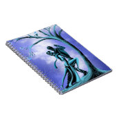 ロマンチックなカップル踊りザ・タンゴブルー ノートブック (右側)