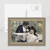 ロマンチックなカップル – 私たちは踊ろう ポストカード (正面/裏面)