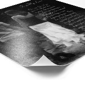 ロマンチックなカップル"私の愛へ"詩の写真プリント フォトプリント            (角)