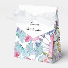 ロマンチックなカラフルの野花結婚の緑 フェイバーボックス