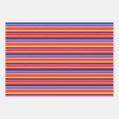 ロマンチックなカラフル ラッピングペーパーシート (正面2)