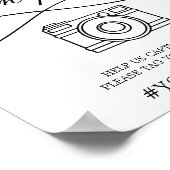 ロマンチックなカリグラフィー Oh Snap サイン (角)