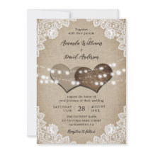 ロマンチックなカントリーバーラップライトズフローラレース結婚ズ