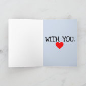 ロマンチックなカードでスプーニングするのが好き カード (内部)