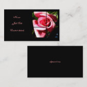 ロマンチックなカード 名刺 (正面/裏面)