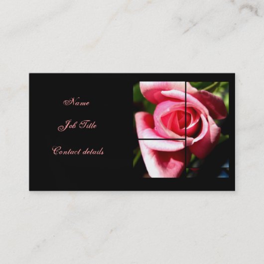 ロマンチックなカード 名刺 (正面)