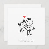 ロマンチックなカード – 誕生日カードヴァレンティーンズデイカード シーズンカード (正面/裏面)