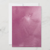 ロマンチックなガーデンカリグラフィー ブライダルシャワー, モダンなカリグラフィーブライダルシャワー 招待状 (裏面)