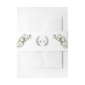 ロマンチックなガーデン結婚バラ 招待状ベリーバンド (正面例)