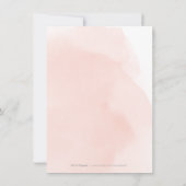 ロマンチックなガーデン結婚フローラの挿入カード 招待状 (裏面)