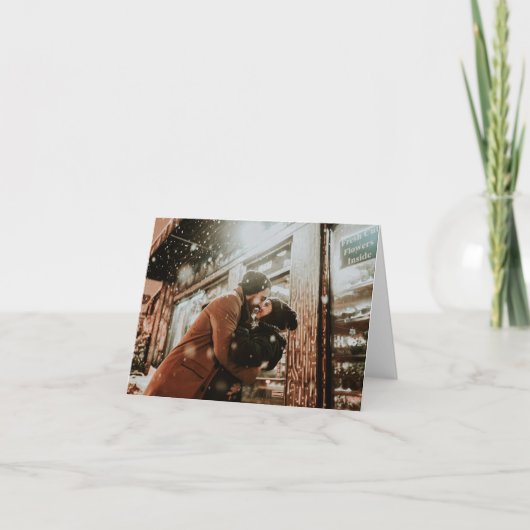 ロマンチックなキスのグリーティングカード シーズンカード (正面)