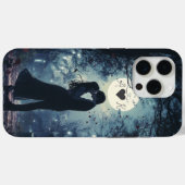 ロマンチックなキスをするカップルのイニシャルiPhoneケース Case-Mate iPhoneケース (裏面 (横))