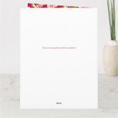 ロマンチックなキスヴィンテージバレンタインハートとバラ カード (裏面)