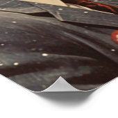 ロマンチックなキスヴィンテージ ポスター (角)