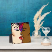 ロマンチックなキス |異人種間ロマンス フォトプラーク (インサイチュ)