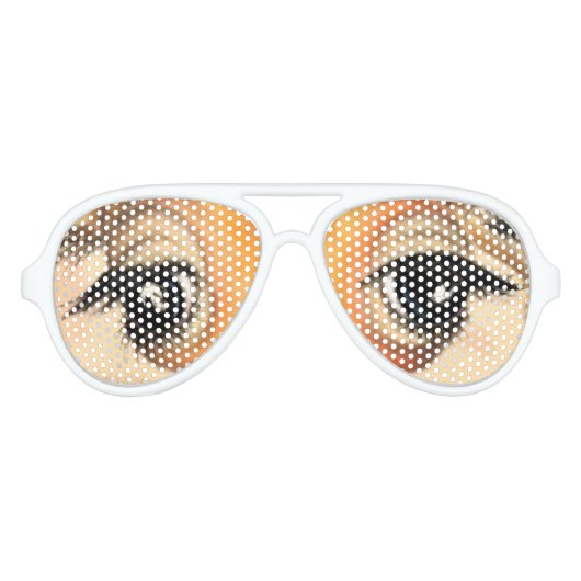 ロマンチックなキリンおもしろい- アビエーターサングラス (正面)