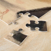 ロマンチックなキリンとバラおもしろいパズル ジグソーパズル (側面)