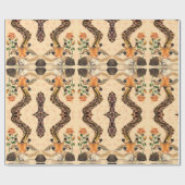 ロマンチックなキリン – 紳士おもしろい- ラッピングペーパー (フラット)