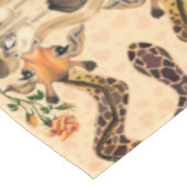 ロマンチックなキリン – 紳士 – あなたのテキスト/名前を追加 テーブルクロス (アングル)