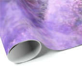 ロマンチックなギターラッピング紙ミュージックパープル ラッピングペーパー (ロールコーナー)