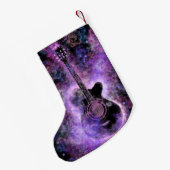 ロマンチックなギター音楽 – 魔法サウンド スモールクリスマスストッキング (裏面 (吊り時))